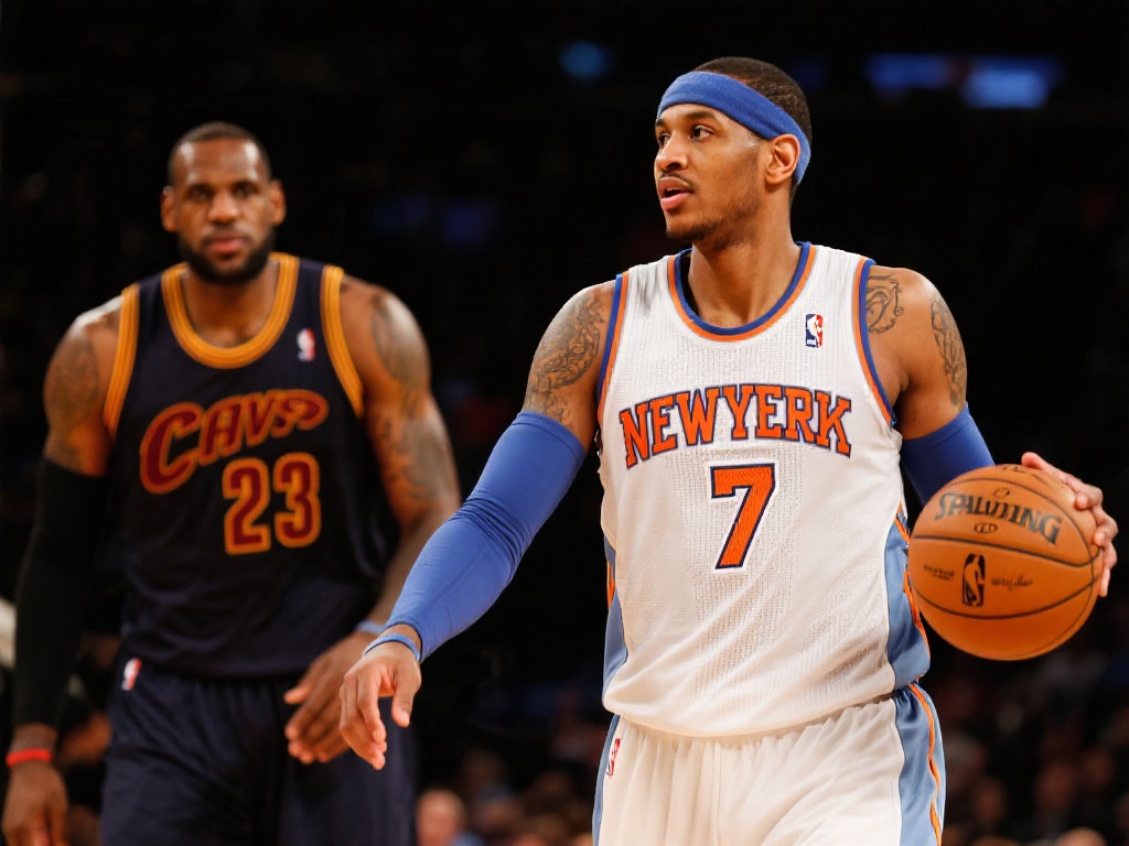 从青春走向传奇!Slam官方盛赞卡梅罗名人堂荣耀 在丹佛的七年里,安东尼的数据与表现都随着