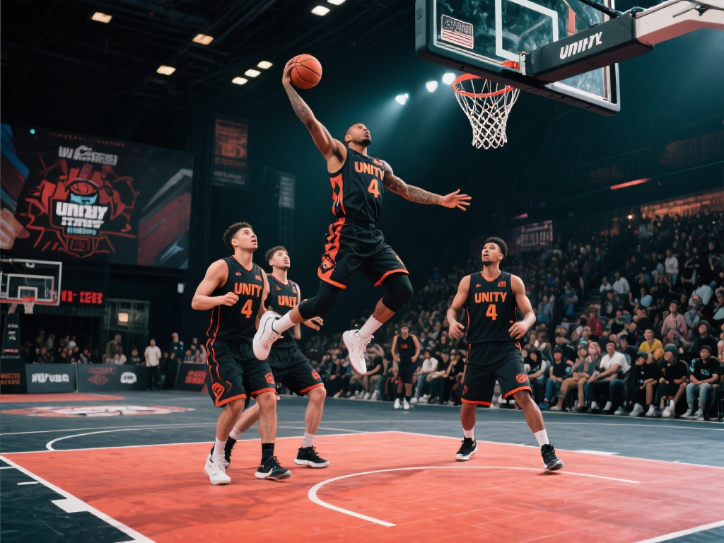 街球霸王丹尼神技空接上篮助攻，Unity战队险胜领先4分